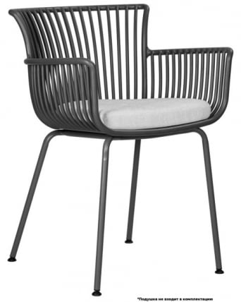 Стул обеденный DOBRIN ROSS (темно-серый (GR-04) без подушки) 4 шт_8