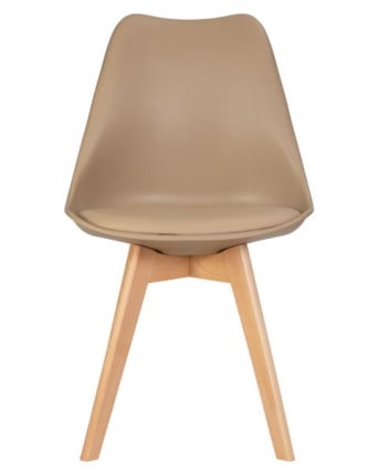 Стул обеденный DOBRIN JERRY SOFT (ножки светлый бук, цвет сиденья бежевый (GR-03)) 4 шт_6