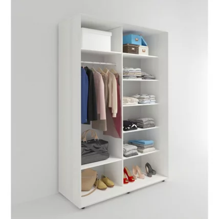 Шкаф-купе 2-х дверный Акцент-Лайт 3 1000х600 Выбеленное дерево_1