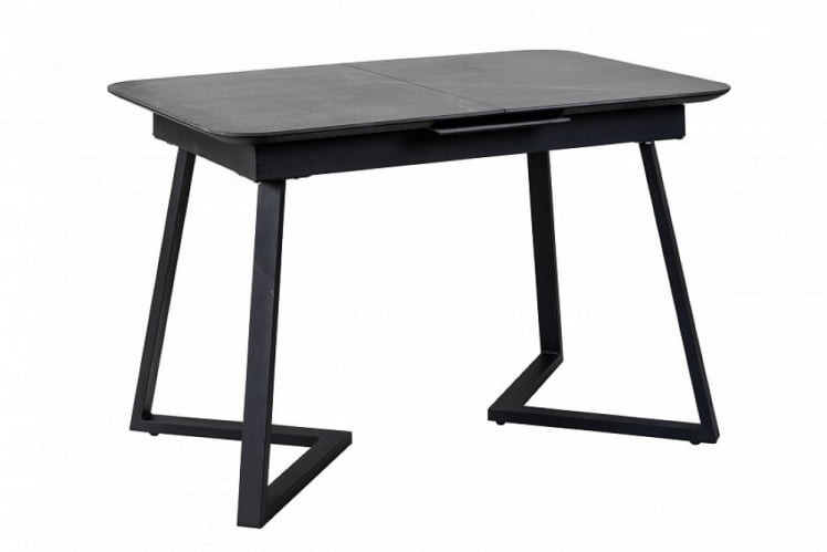 Стол Роналдо раздвиж. 140-180 Темный мрамор/Бабочка_0