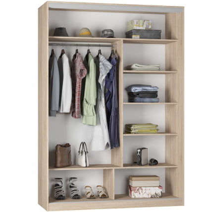 Шкаф-купе B-230х160х60-2(ЯШТ-D8D8)_1