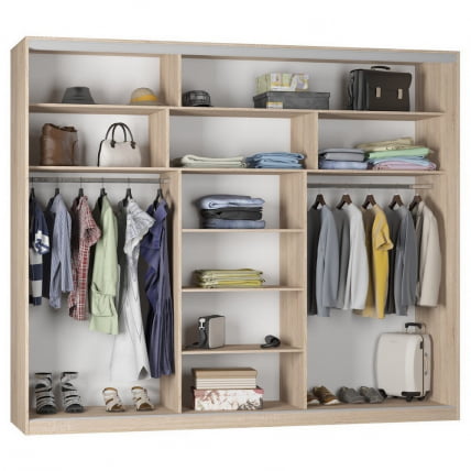 Шкаф-купе Б-220х270х60-1(ЯАС-Д8Д8Д8) / B-220х270х60-1(ЯАС-D8D8D8)_1