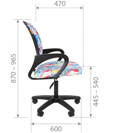 Детское кресло CHAIRMAN KIDS 103 LT black GAME_3