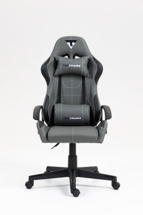 Кресло спортивное TopChairs Wyvern серо-черный_2