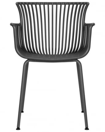 Стул обеденный DOBRIN ROSS (темно-серый (GR-04) без подушки) 4 шт_7