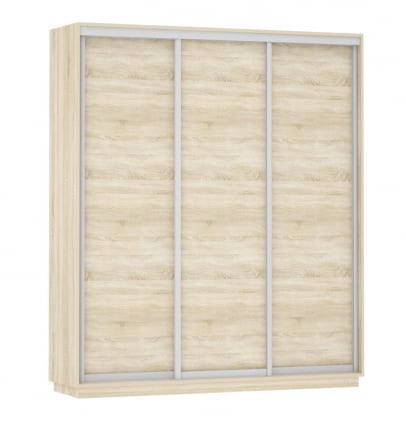 Шкаф-купе трехдверный Экспресс Трио Элемент 1800х2200h Дуб сонома_0