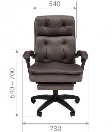 Кресло руководителя CХАИРМАН ДОМ (Хоме) 442 Темно-серый / CHAIRMAN (Home)_4