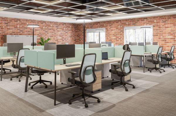 Кресло руководителя АРИЕС СЕРО-ЗЕЛ/ЧЕРНЫЙ / ARIES_7