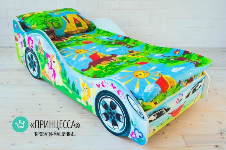 Кровать-машинка Принцесса_55659_2