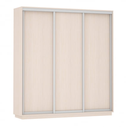 Шкаф-купе трехдверный Экспресс Трио Элемент 2100х2400h Дуб молочный_0