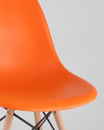 Стул Eames DSW 4 шт. Оранжевый_7