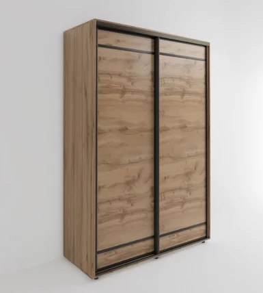 Шкаф-купе 2-х дверный Акцент-Лайт Д3 1200х600 Дуб крафт золотой_0