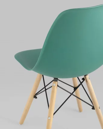 Стул Eames DSW 4 шт. Серо-зеленый_5