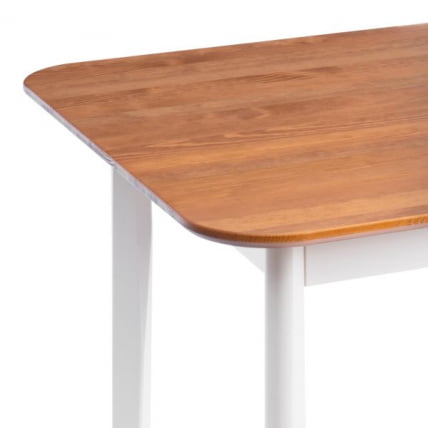 Стол Соната Люкс/ Sonata Lux table, 120х75х73 см массив сосны, антик/белый, 120х75х73 см_3