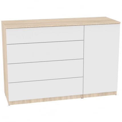 Комод Калисто(К43)923х1352х468ПУСХтоОПЕН(ДСС-Белый) / Калисто(K43)923х1352х468PUSHtoOPEN(ДСС-Белый)_0