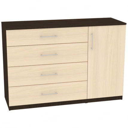 Комод Калисто(К45)923х1352х468ручкарейлинг160мм(Венге-ДМ) / Калисто(K45)923х1352х468ручкарейлинг160мм(Венге-ДМ)_0