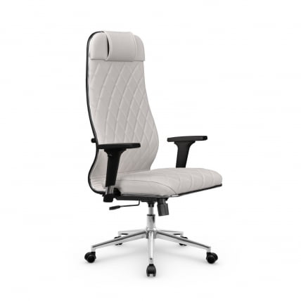 Кресло руководителя Мetta L 1m 40M/2D Infinity Easy Clean (MPES) Комплект 9 Белое_0