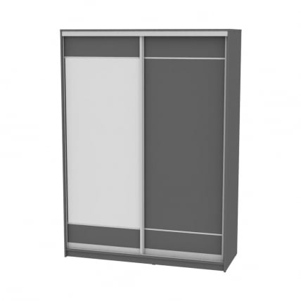 Шкаф-купе B-220х160х60-1(Графит-D7D8)_0