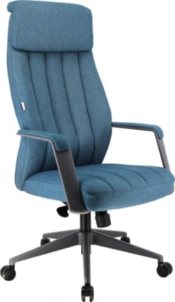 Кресло руководителя Еверпроф Шангхаи Ткань Синий / Everprof Shanghai_0