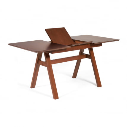 Стол раскладной Ricco (Рикко) основание бук, столешница мдф, 80x120+40x75см, Коричневый_1