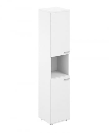 Шкаф высокий правый с нишей Sigma SG.866.WH.WH.WH.R Белый_0