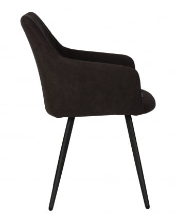 Стул обеденный DOBRIN ROBY велюр Catania Espresso_2