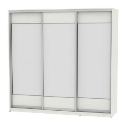 Шкаф-купе B-220х235х60-3(ВД-D8D8D8)_0