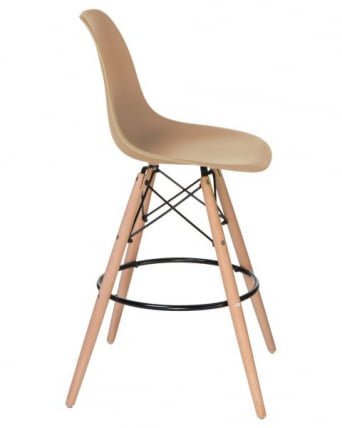 Стул барный DOBRIN DSW BAR (ножки светлый бук, цвет сиденья бежевый (GR-03)) 2 шт_3