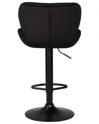 Стул барный DOBRIN BARNY BLACK (черный велюр (MJ9-101)) 2 шт_5