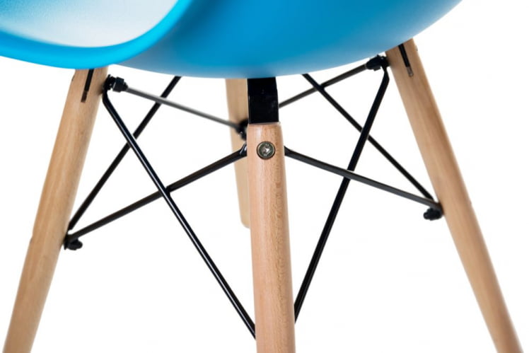 Стул обеденный DOBRIN DSW Голубой BE-02_5