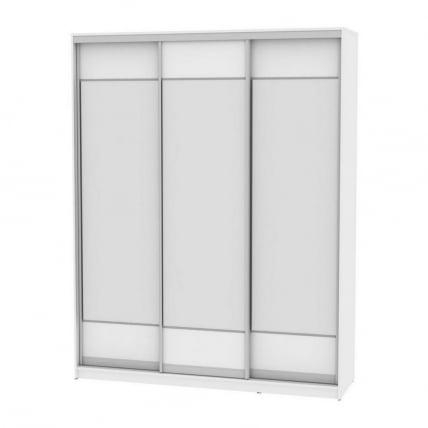 Шкаф-купе B-220х180х60-2(Белый-D8D8D8)_0