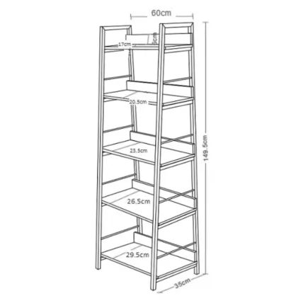 Стеллаж на металлокаркасе BRABIX LOFT SH-003 Дуб антик_10