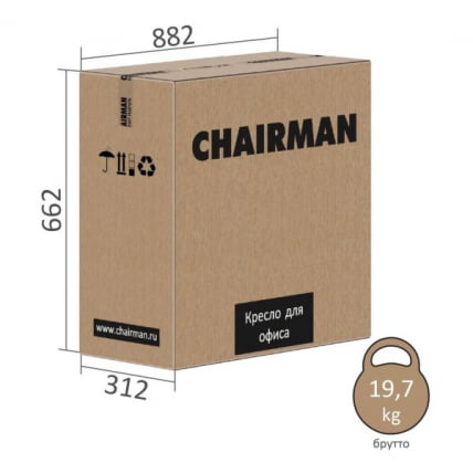 Кресло руководителя Chairman 702 ЭКО Бежевый_6
