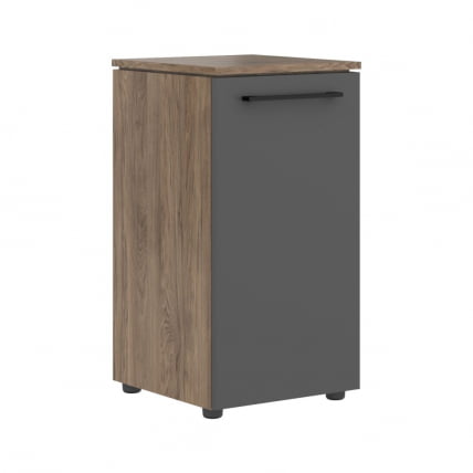 Шкаф-колонка с глухой малой дверью MORRIS TREND MLC 42.1 Антрацит Кария Пальмира_0