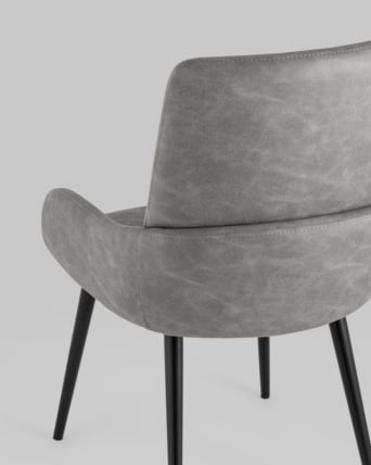 Стул Мюнхен искусственная замша Серый_4