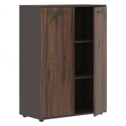 Шкаф с глухими средними дверьми EDIS EMCS 85.1 Дуб Денвер темный Мокко Мокко_1