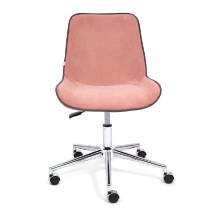 Кресло СТЙЛЕ флок , розовый, 137 / STYLE_4