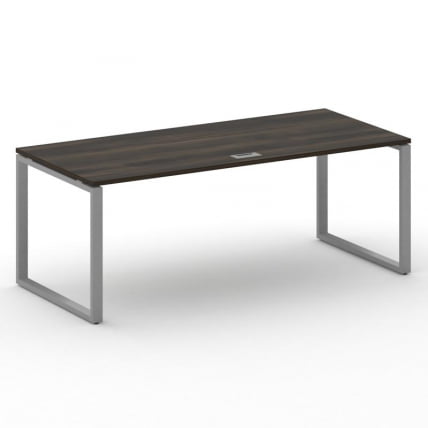 Стол руководителя прямой без тумбы Шифт СК.СР-200.П Дуб Мали/Металл Серый 2000*900*753 / SK.SR-200.P_1