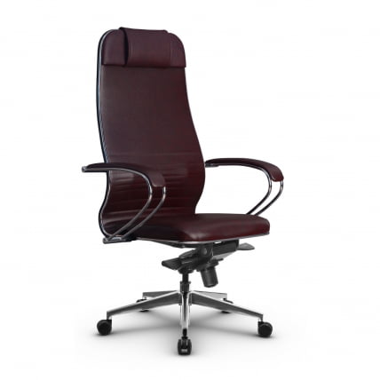 Кресло руководителя Metta L 1m 38K2K Комплект 2 Темно-бордовое_0