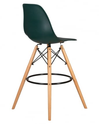Стул барный DOBRIN DSW BAR (ножки светлый бук, цвет темно-зеленый (G-13)) 2 шт_4