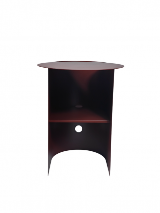 Журнальный столик Floire металл бордовый_2