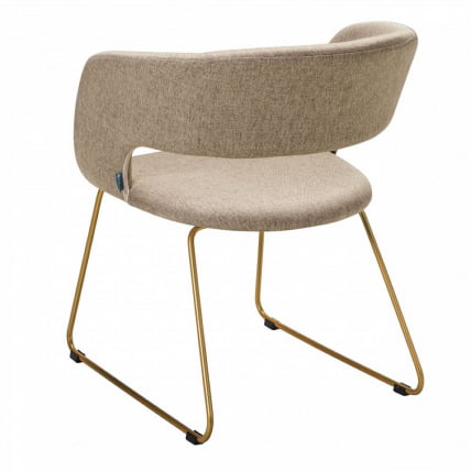 Кресло Hugs К beige/Линк золото_1