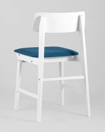 Комплект из двух стульев ОДЕН ВХИТЕ 2 шт Синий / ODEN WHITE_5