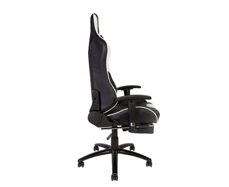 Игровое кресло Lotus GTS RF-8066F Черный/Белый_2