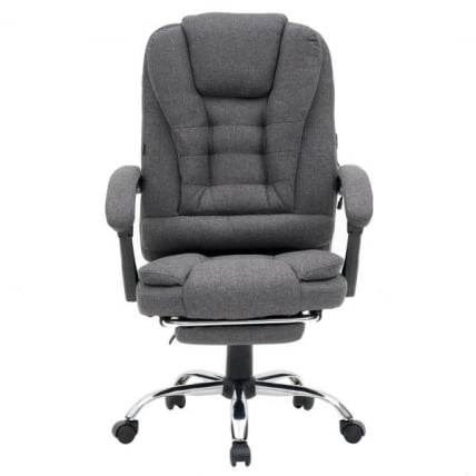 Кресло офисное с функцией вибромассажа CROMEX (КРОМЕКС) Chill MS-005 ткань серое_2