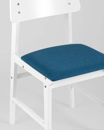 Комплект из двух стульев ОДЕН ВХИТЕ 2 шт Синий / ODEN WHITE_7
