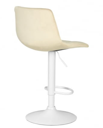 Стул барный DOBRIN TAILOR WHITE (бежевый велюр (MJ9-10)) 2 шт_4