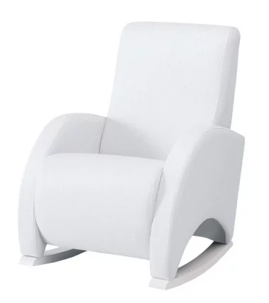 Кресло-качалка Micuna Wing/Confort white/white искусственная кожа_0