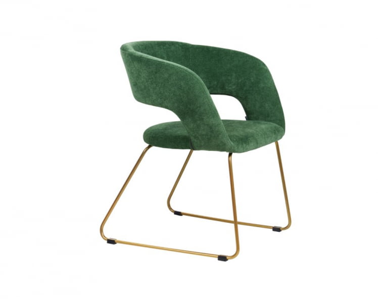 Кресло Hugs К зеленый/Линк золото_2
