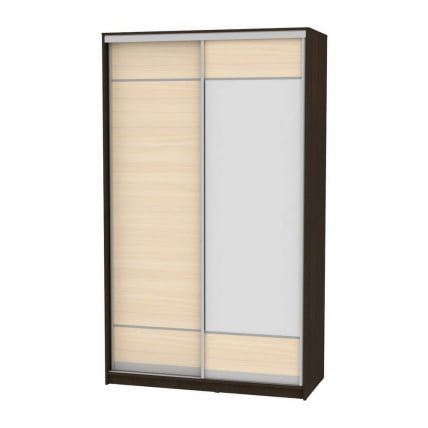 Шкаф-купе B-230х135х60-1(Венге-ДМ-D7D8)_0